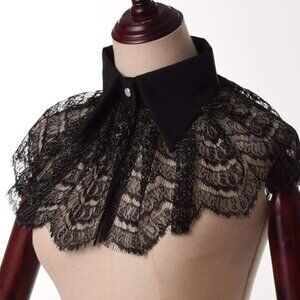 Elizabethan Ruff Gothic Lace Neck Ruff Collar